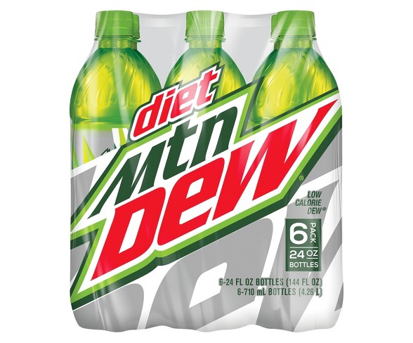 Diet Mountain Dew Citrus Soda - 6pk/24 fl oz Bottles