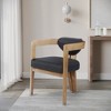 Meridian Furniture,Carlyle Vegan Leather Dining Chair - 2 of 4