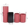 Narwey Makeup Brush Holder Travel Brushes Case Bag Cup Storage Dustproof  (Red) - 2 of 3