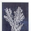HomeRoots Set of Two Indigo And White Coral Framed Art - 4 of 4