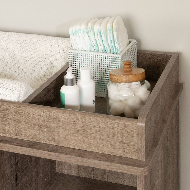 South Shore Tassio Changing Table - Weathered Oak, 6 of 13