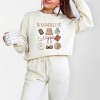Simply Sage Market Wanderlust Travel Collage Lightweight Garment Dyed Sweatshirt - 2 of 4