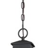 John Timberland Traditional Outdoor Ceiling Light Hanging Black Lantern 16 1/2" Clear Glass for Exterior House Porch Patio Deck - image 3 of 4