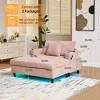MOONMISS Corduroy Oversized Recliner Sofa with Deep Seat, 3 Pillows, Suitable for Living Room and Bedroom - 2 of 4