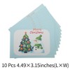 Unique Bargains Christmas Greeting Card Multicolor 4.5" x3.1" 10 Pcs - 3 of 4