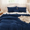 Bedsure Pinch Pleat Comforter Set,Textured Bedding with Elegant Pintuck Design, Soft and Lightweight - 4 of 4