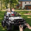 24V 2 Seaters Kids Ride On Car With Remote Control, 2*120W Motors 9ah Battery 20" Extra Large Seats,LED Headlights - 2 of 4