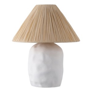 Leola 21" Table Lamp - TBL4652 - Cream/Natural - Safavieh - 1 of 4