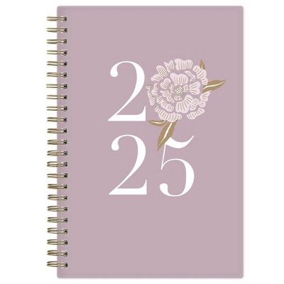 NOTIQ for Blue Sky 2025 Weekly/Monthly Planner 8.15"x5.91" Wirebound Faire: Adult Stationery, Tabs, January-December