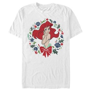 Men's Disney The Little Mermaid Ariel Wreath T-Shirt - 1 of 4