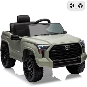 Electric Car for Kids, 12V Electric Truck, Off-Road Kids Car with Remote, Spring Suspension & 3 Speeds, Ride-On Toys for Boys/Girls - 1 of 4