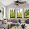 42" 5 Blade Zara Black and Bronze Lighted Ceiling Fan - River of Goods: LED Kit, Reversible Motor - 3 of 4