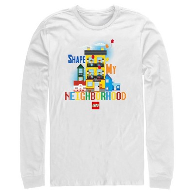 Laptop moed Intentie Men's Lego® Shape My Neighborhood Long Sleeve Shirt : Target