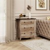 HDZNVF Dresser for Bedroom with 3 Folding Fabric Drawers and Anti-tipping Kit - 4 of 4