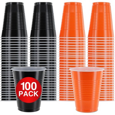SparkSettings Disposable Plastic Cups 18oz, 50 Pack