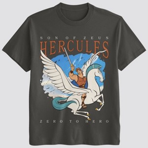 Men's Disney Hercules Graphic T-shirt - Black : Target