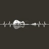 Junior's Design By Humans Nature Guitar Heart Beat By Maryedenoa T-Shirt - 2 of 2