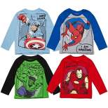 Marvel Spiderman 4 Pack Long Sleeve Graphic T-Shirts