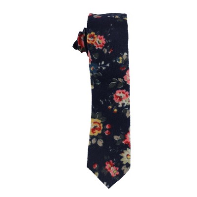 bar III Mens Clara Floral Self-tied Necktie