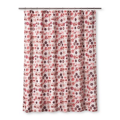 Owl Ya Doin Shower Pink Curtain - Homewear