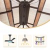 VisioGear Canopies and Gazebos, Outdoor Gazebos with Double Roof, Gazebo Pavilion with Curtain and Net for Garden, Yellow, 142.9"*117.3"*109.8" - 3 of 4