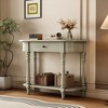 PAGED 36 inch Console Table with Top Drawer,Rustic Entryway Table with Open Shelf for Living Room,Hallway - 2 of 4