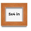 PosterPalooza | Photo Size Flat Brown Picture Frame - UV Acrylic, Foam Board Backing, Hanging Hardware - 2 of 4