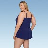 Aqua Green, Women's Keyhole Blouson Romper - 2 of 3