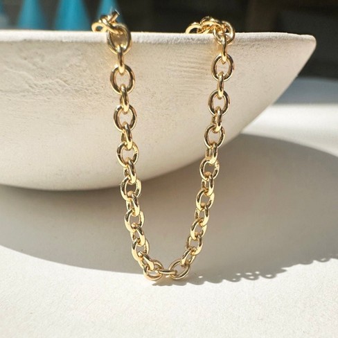 Darling Rolo Chain Bracelet in Gold, Rose Gold, Silver - Honeycat - image 1 of 4