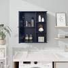 23 in. W x 7 in. D x 27 in. H Bathroom Storage Wall Cabinet in Blue - 4 of 4