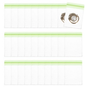 Unique Bargains PVC Plastic Waterproof Jewelry Storage Pouch 30 Pcs - 1 of 4