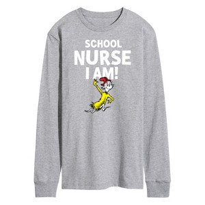 Men's - Dr. Seuss - School Nurse I Am Sam I Am Long Sleeve Graphic T-Shirt - 1 of 4