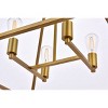Elegant Lighting Declan 24 inch pendant in brass - 4 of 4
