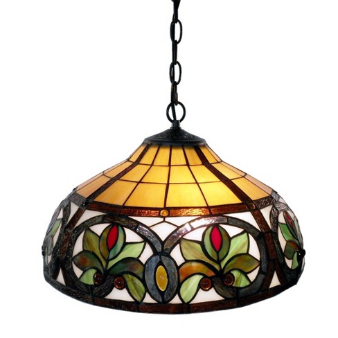 Hanging tiffany deals lamp