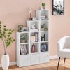 59" Set of 3 Slim Cube Shelf Unit Towers - Danya B. - 3 of 4