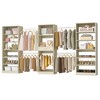 Aheaplus 146" Walk-In Closet Organizer with 6 Hanging Rods, Freestanding Closet System with Drawer - 4 of 4
