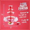 Nostalgia 3-Tier Lighted Party Fountain - 2 of 4