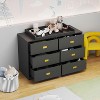 FUFU&GAGA Gray Baby Changing Table Dresser With 6 Drawers Storage Organizer - 3 of 4