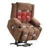 Large Power Lift Recliner Chair with Heat and Massage Recliner Chair for Living Room with 3 Positions, and Side Pocket and Cup HoldersUSB Charge Port - 4 of 4