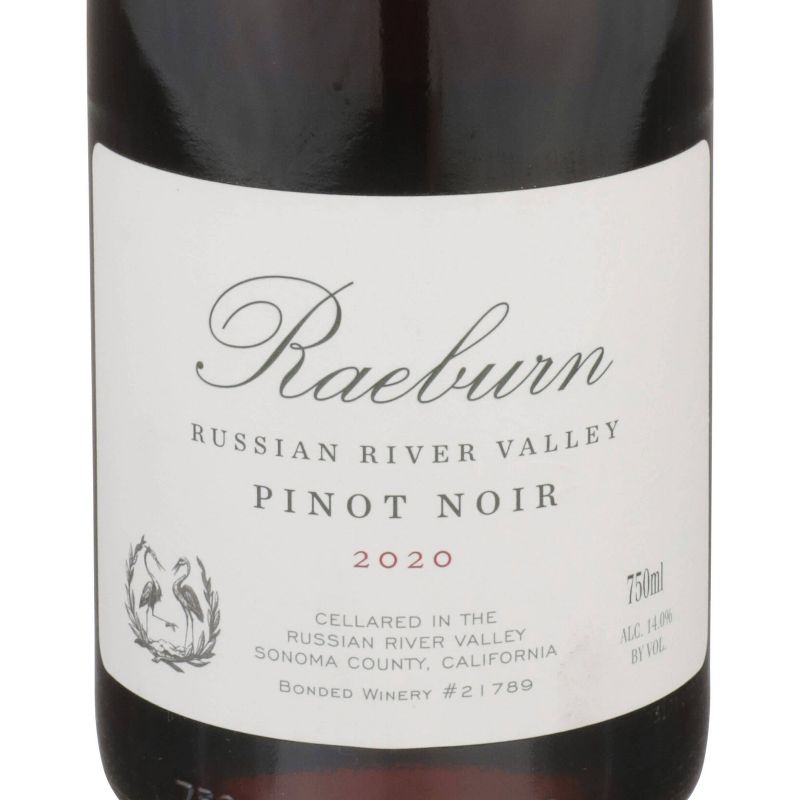 Raeburn Pinot Noir Red Wine - 750ml Bottle, 2 of 4