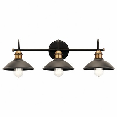 Kichler Lighting Clyde 3 - Light Vanity in  Olde Bronze