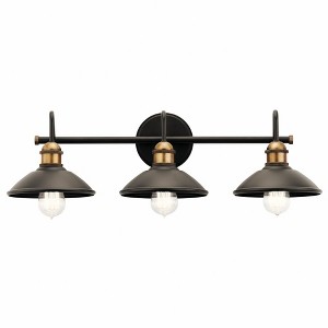 Kichler Lighting Clyde 3 - Light Vanity in  Olde Bronze - 1 of 4