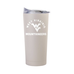 NCAA West Virginia Mountaineers Sand Powder Coat Tumbler - 20oz: Insulated Stainless Steel Drinkware - 1 of 2