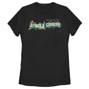 Women's Jungle Cruise Wish You Were Here Postcard Logo T-Shirt - 1 of 4