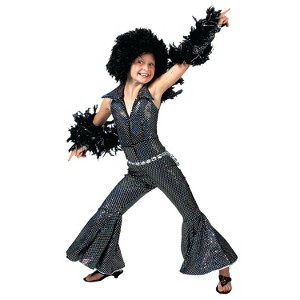 Halloween Express Girls' 70s Boogie Disco Costume - 1 of 1