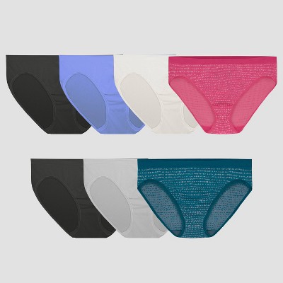 Fruit of the Loom Women's 6+1 Bonus Pack Seamless Bikini Underwear - Colors May Vary