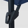 11' Round Offset Outdoor Patio Cantilever Umbrella with Black Pole - Threshold™ - 3 of 4