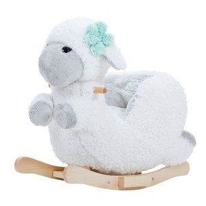 Gerardo's Toys: Little Rockers - Sheep - Wooden Plush Ride-Ages 24mo+ - 1 of 4