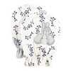 Touched by Nature Baby Boy Organic Cotton Scratch Mitten 10pk, Blue Elephant, One Size - 4 of 4
