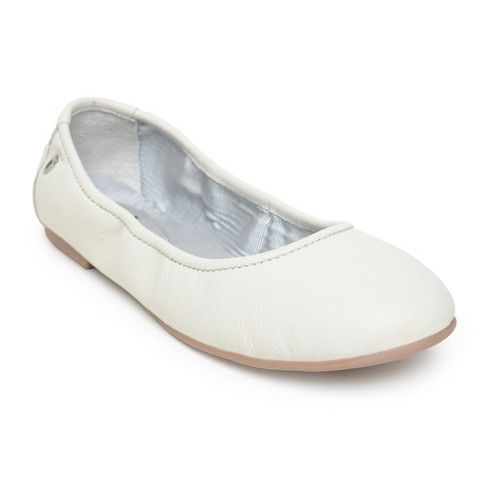 Minnetonka Women's Leather Anna Ballerina Flat : Target